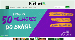 Desktop Screenshot of colegiobertoni.com.br